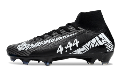 Nike Air Zoom Mercurial Superfly 10 Elite FG Firm Ground Soccer Cleats - Black/White/Blue