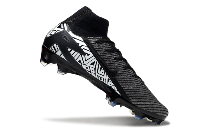 Nike Air Zoom Mercurial Superfly 10 Elite FG Firm Ground Soccer Cleats - Black/White/Blue