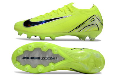 Nike Air Zoom Mercurial Vapor 16 Elite AG Artificial Grass Soccer Cleats - Yellow/Silver/Black