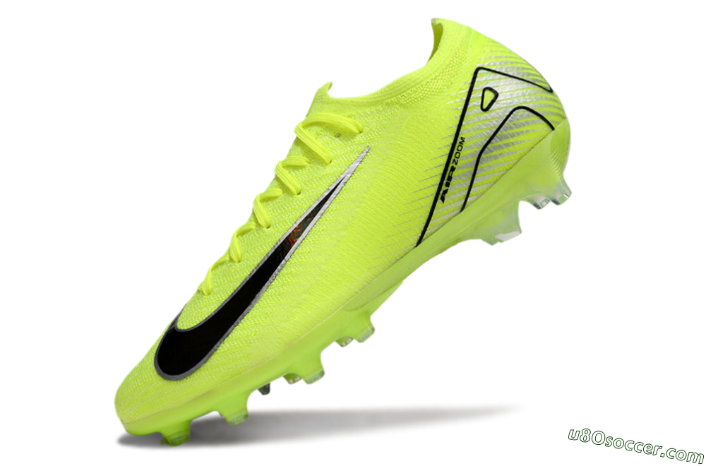 Nike Air Zoom Mercurial Vapor 16 Elite AG Artificial Grass Soccer Cleats - Yellow/Silver/Black 5