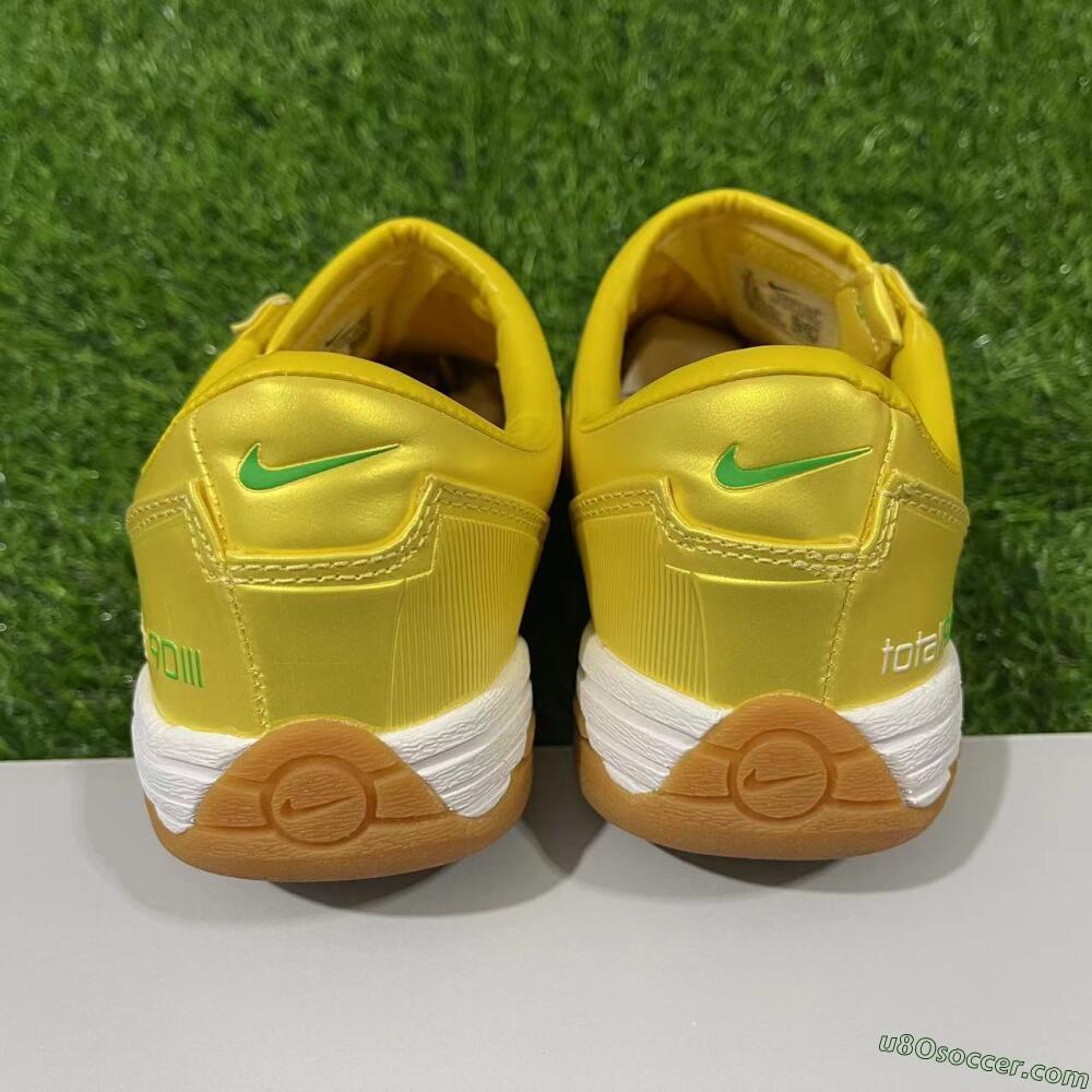 Nike Total 90 II IC Indoor & Futsal Soccer Shoes - Yellow/Green/White