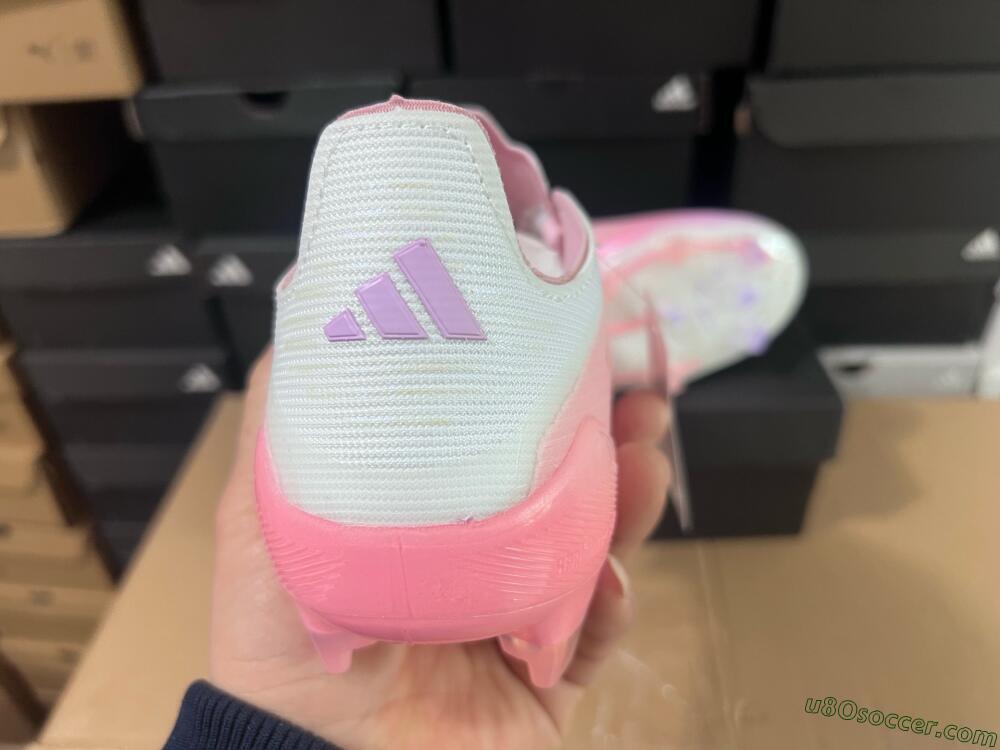 Adidas F50 Elite FG Firm Ground Soccer Cleats - Pink/White/Gold