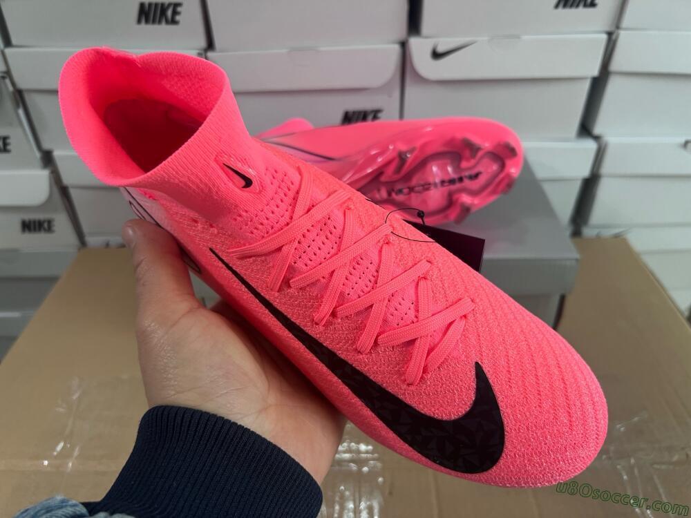 Nike Air Zoom Mercurial Superfly 10 Elite FG Firm Ground Soccer Cleats - Pink/Black
