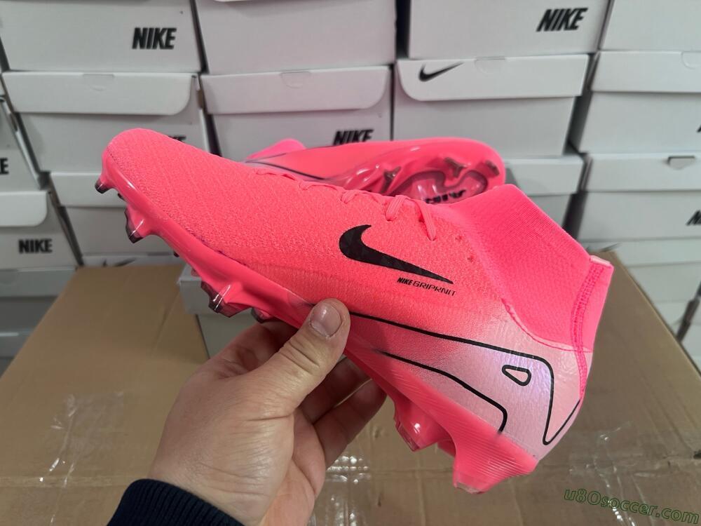 Nike Air Zoom Mercurial Superfly 10 Elite FG Firm Ground Soccer Cleats - Pink/Black