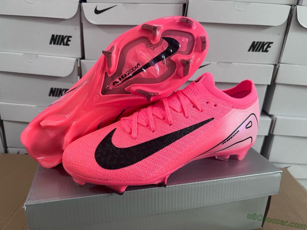 Nike Air Zoom Mercurial Vapor 16 Elite FG Firm Ground Soccer Cleats - Red/Black/Pink