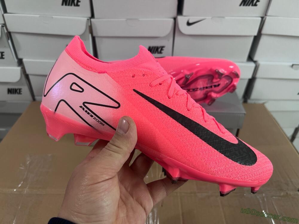 Nike Air Zoom Mercurial Vapor 16 Elite FG Firm Ground Soccer Cleats - Red/Black/Pink