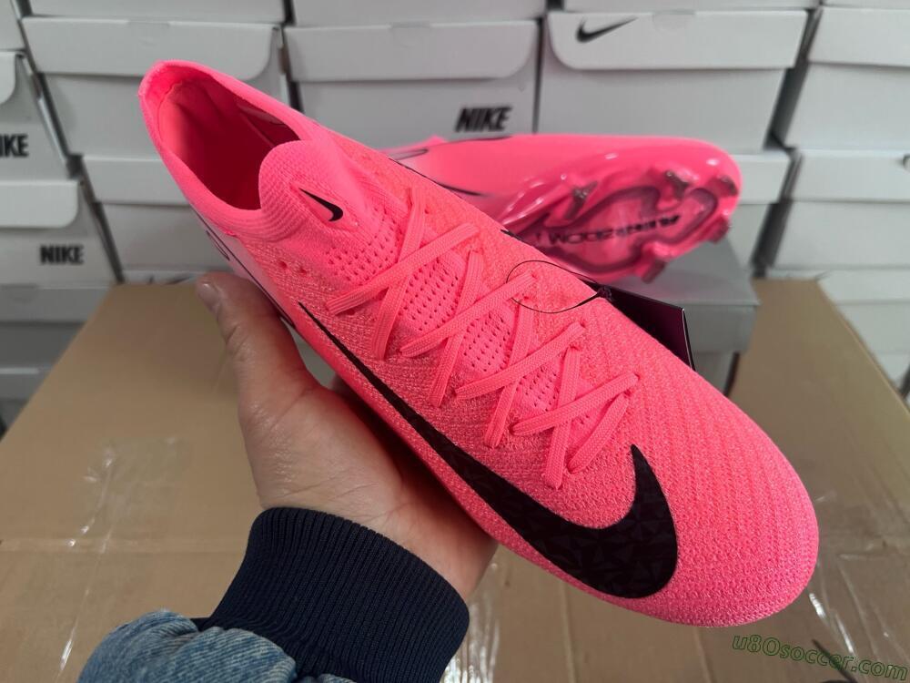 Nike Air Zoom Mercurial Vapor 16 Elite FG Firm Ground Soccer Cleats - Red/Black/Pink