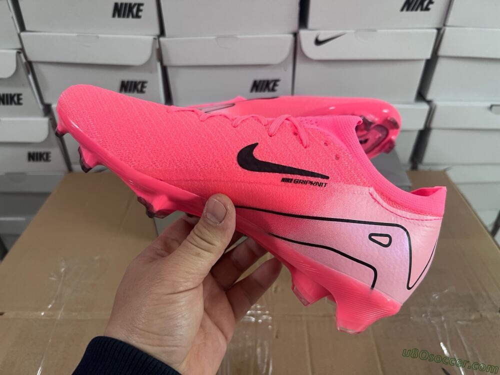 Nike Air Zoom Mercurial Vapor 16 Elite FG Firm Ground Soccer Cleats - Red/Black/Pink