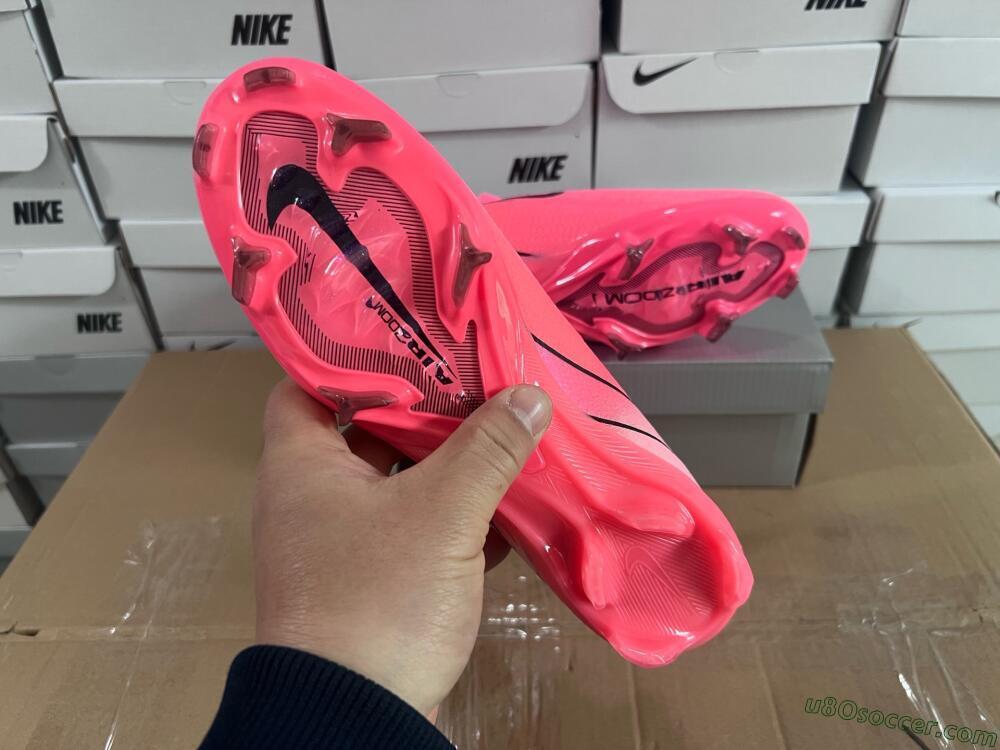 Nike Air Zoom Mercurial Vapor 16 Elite FG Firm Ground Soccer Cleats - Red/Black/Pink
