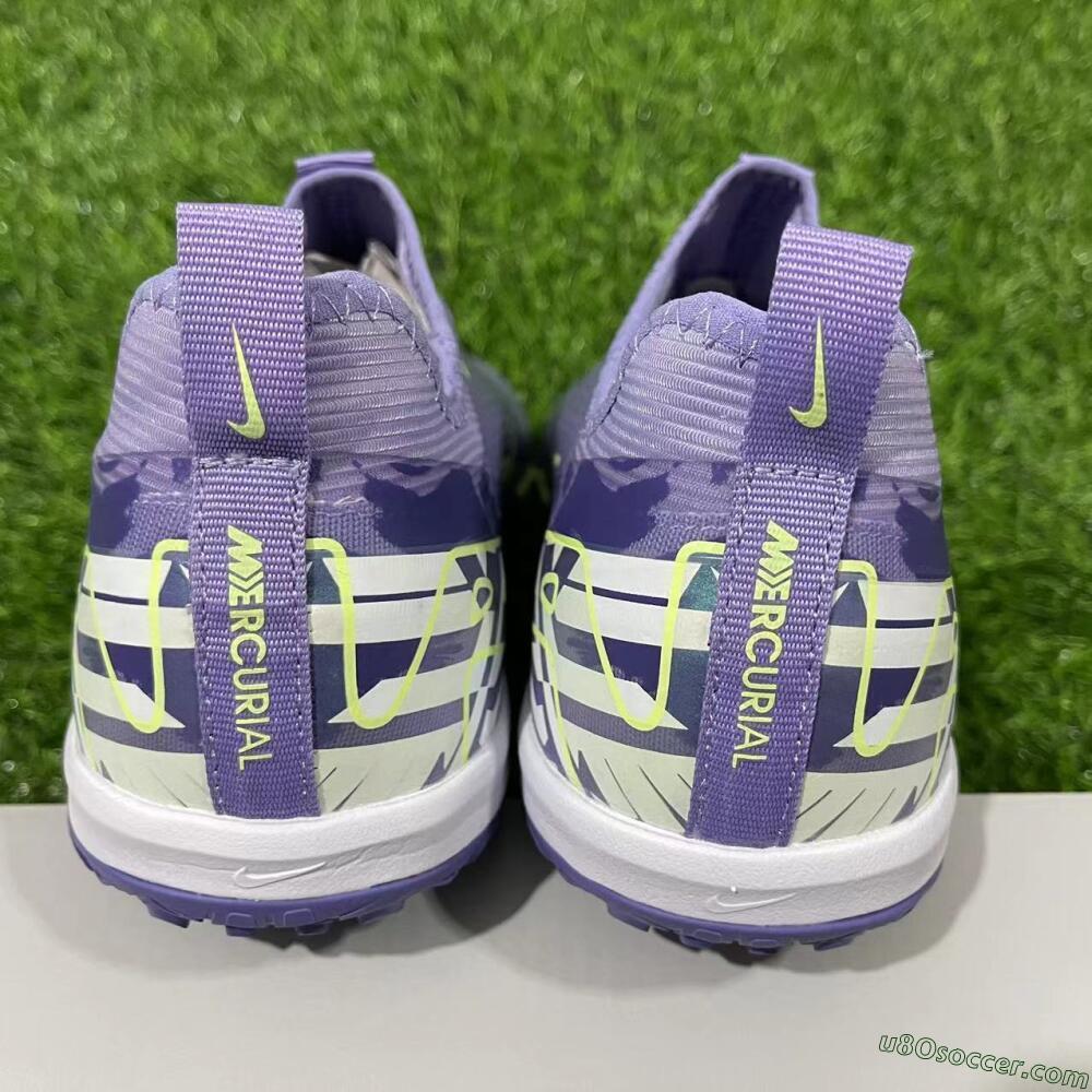 Nike Air Zoom Mercurial Vapor 16 Pro TF Artificial Turf Soccer Shoes - Purple/Yellow/White