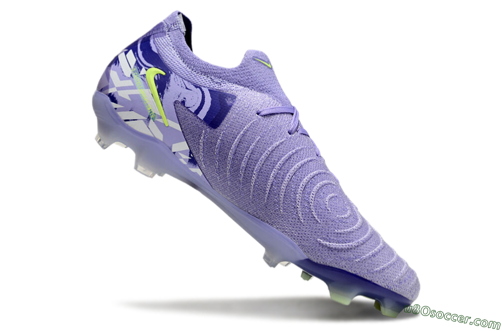 Nike Phantom Luna Elite FG Firm Ground Soccer Cleats - Purple/Yellow/White 5