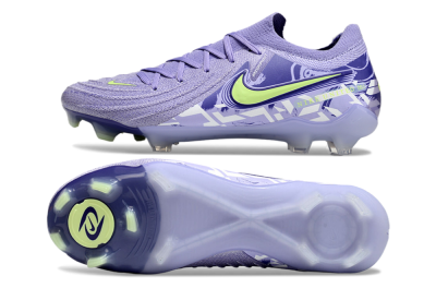Nike Phantom Luna Elite FG Firm Ground Soccer Cleats - Purple/Yellow/White