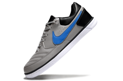 Nike Street Gato IC Indoor & Futsal Soccer Shoes - Grey/Blue/Black