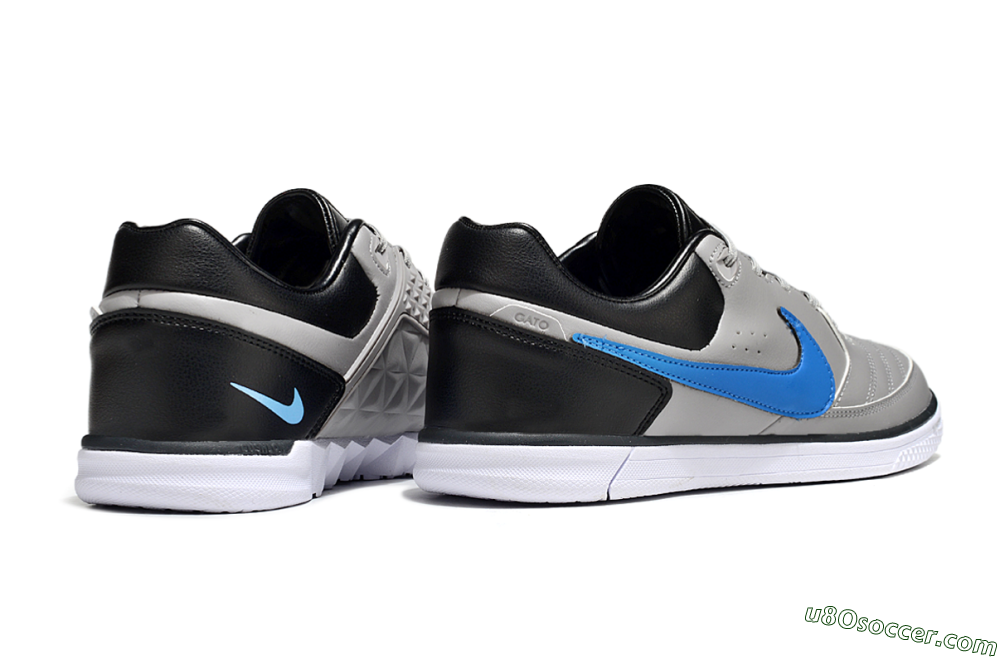 Nike Street Gato IC Indoor & Futsal Soccer Shoes - Grey/Blue/Black 5