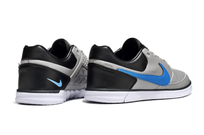 Nike Street Gato IC Indoor & Futsal Soccer Shoes - Grey/Blue/Black