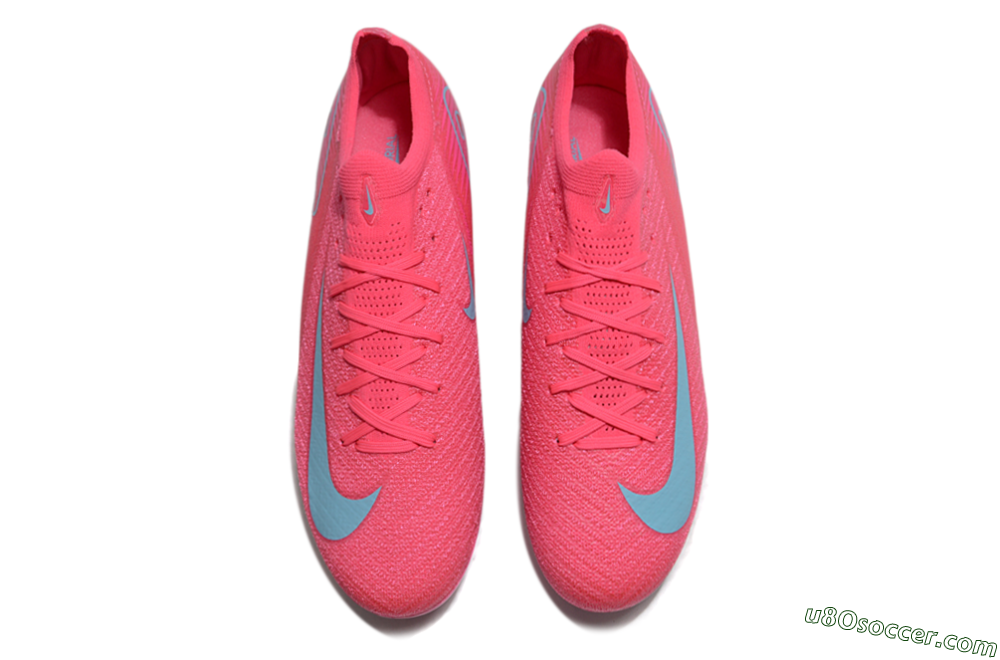 Nike Air Zoom Mercurial Vapor 16 Elite SG Soft Ground Soccer Cleats - Pink/Jade 4