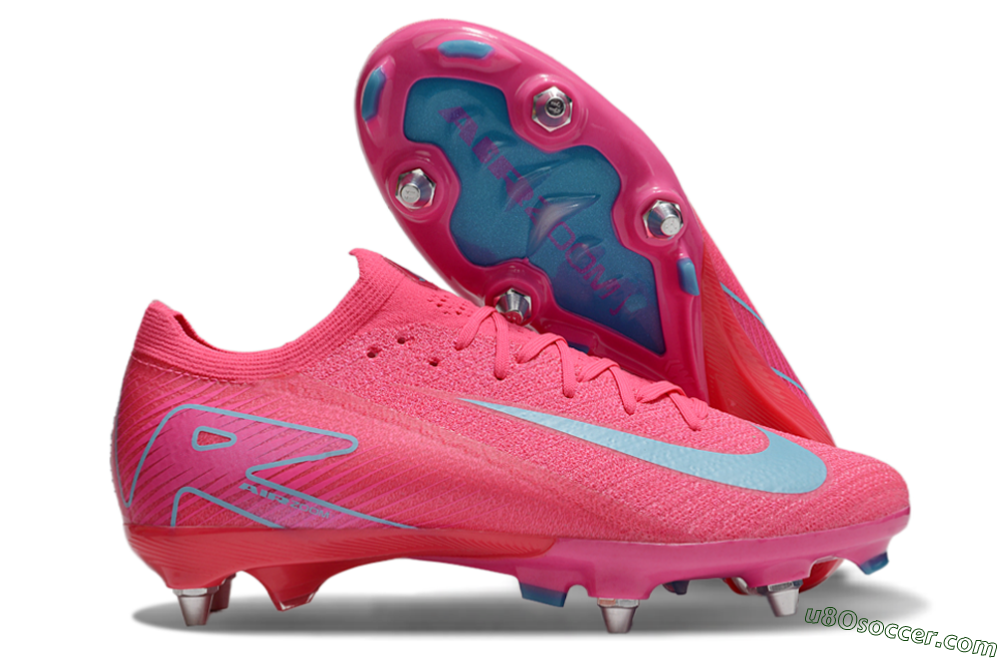Nike Air Zoom Mercurial Vapor 16 Elite SG Soft Ground Soccer Cleats - Pink/Jade 1