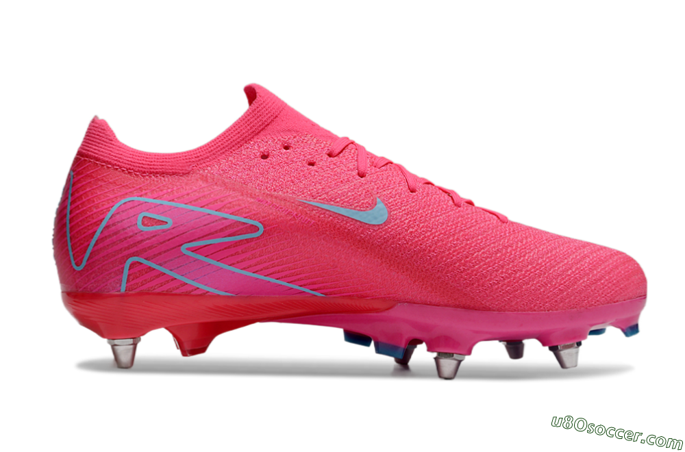 Nike Air Zoom Mercurial Vapor 16 Elite SG Soft Ground Soccer Cleats - Pink/Jade 7