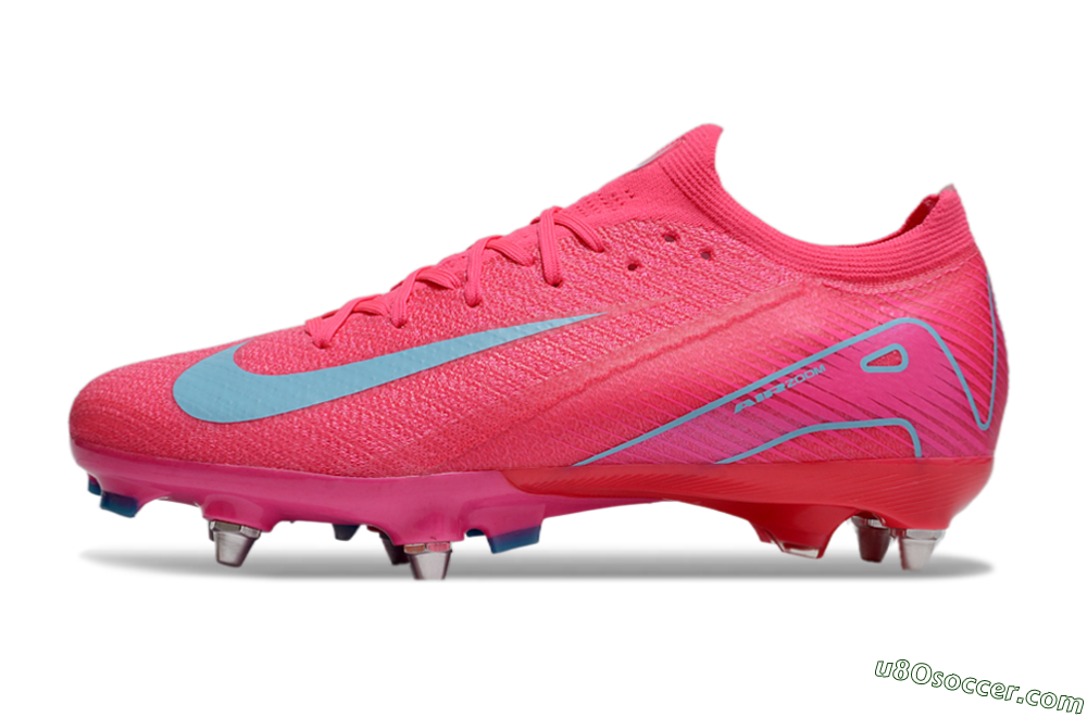 Nike Air Zoom Mercurial Vapor 16 Elite SG Soft Ground Soccer Cleats - Pink/Jade 2