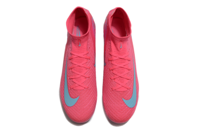 Nike Air Zoom Mercurial Superfly 10 Elite AG Artificial Grass Soccer Cleats - Pink/Jade