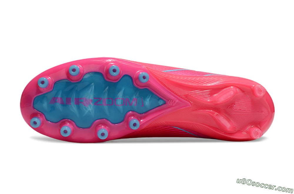 Nike Air Zoom Mercurial Superfly 10 Elite AG Artificial Grass Soccer Cleats - Pink/Jade 6