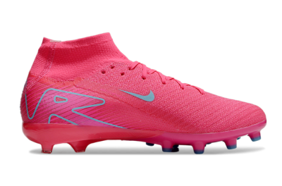 Nike Air Zoom Mercurial Superfly 10 Elite AG Artificial Grass Soccer Cleats - Pink/Jade