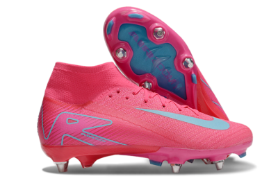 Nike Air Zoom Mercurial Superfly 10 Elite SG Soft Ground Soccer Cleats - Pink/Jade