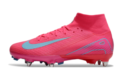 Nike Air Zoom Mercurial Superfly 10 Elite SG Soft Ground Soccer Cleats - Pink/Jade