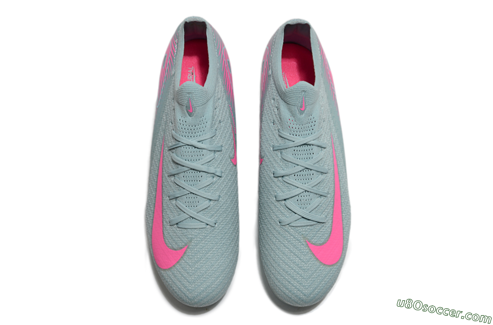 Nike Air Zoom Mercurial Vapor 16 Elite SG Soft Ground Soccer Cleats - Jade/Pink 4