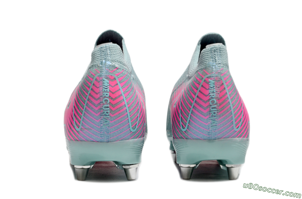 Nike Air Zoom Mercurial Vapor 16 Elite SG Soft Ground Soccer Cleats - Jade/Pink 5