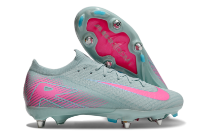 Nike Air Zoom Mercurial Vapor 16 Elite SG Soft Ground Soccer Cleats - Jade/Pink