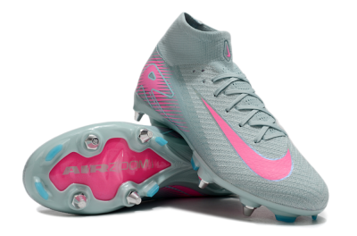 Nike Air Zoom Mercurial Superfly 10 Elite SG Soft Ground Soccer Cleats - Jade/Pink