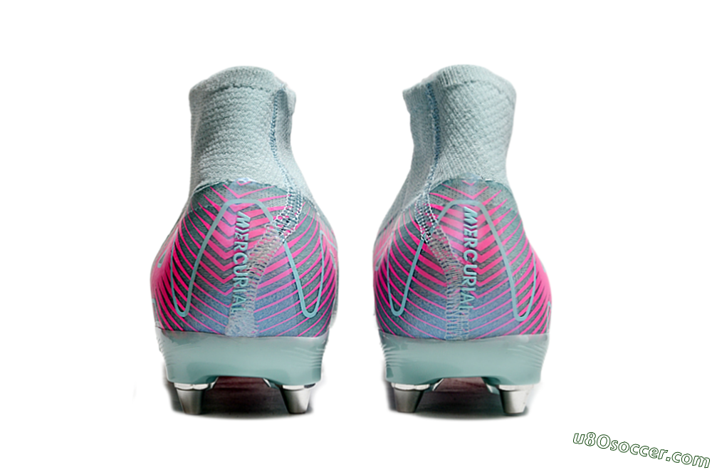 Nike Air Zoom Mercurial Superfly 10 Elite SG Soft Ground Soccer Cleats - Jade/Pink 5