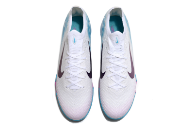 Nike Air Zoom Mercurial Vapor 16 Elite TF Artificial Turf Soccer Shoes - White/Purple/Jade