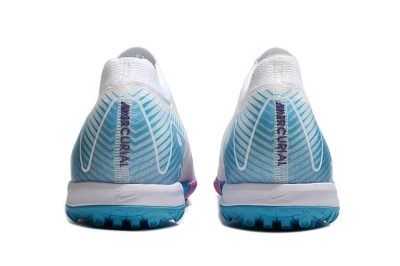 Nike Air Zoom Mercurial Vapor 16 Elite TF Artificial Turf Soccer Shoes - White/Purple/Jade