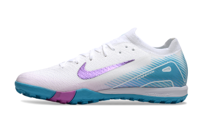 Nike Air Zoom Mercurial Vapor 16 Elite TF Artificial Turf Soccer Shoes - White/Purple/Jade