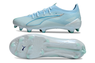 Puma Ultra Ultimate FG Firm Ground Soccer Cleats - Jade/Silver/Blue