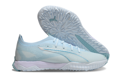 Puma Ultra Ultimate TF Artificial Turf Soccer Cleats - Jade/Silver/Blue