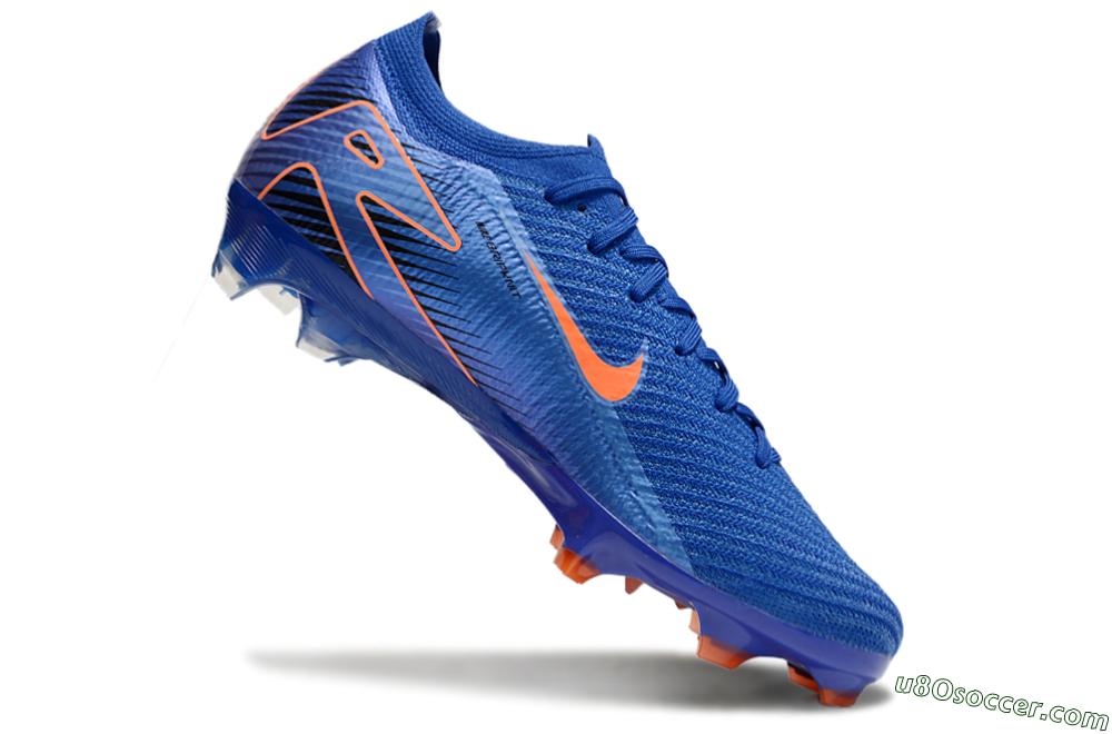 Nike Air Zoom Mercurial Vapor 16 Elite FG Firm Ground Soccer Cleats - Blue/Orange 4
