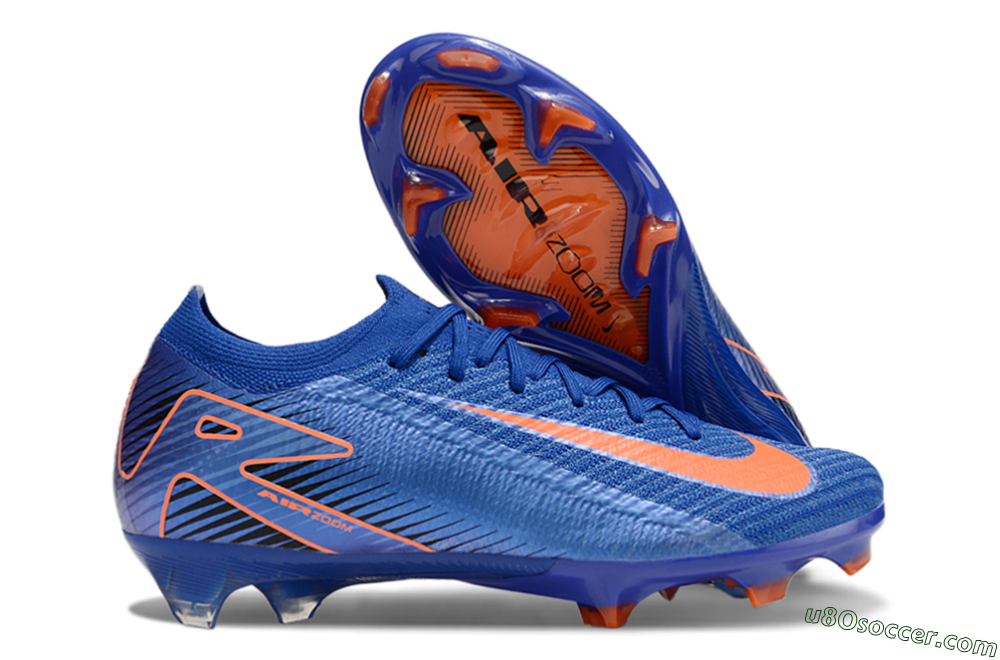 Nike Air Zoom Mercurial Vapor 16 Elite FG Firm Ground Soccer Cleats - Blue/Orange 1