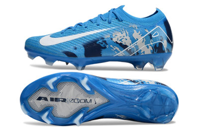 Nike Air Zoom Mercurial Vapor 16 Elite FG Firm Ground Soccer Cleats - Blue/White
