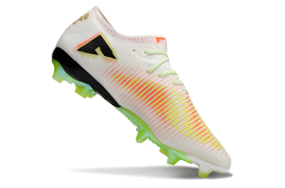 Puma Future 8 Ultimate FG Firm Ground Soccer Cleats - White/Red/Yellow