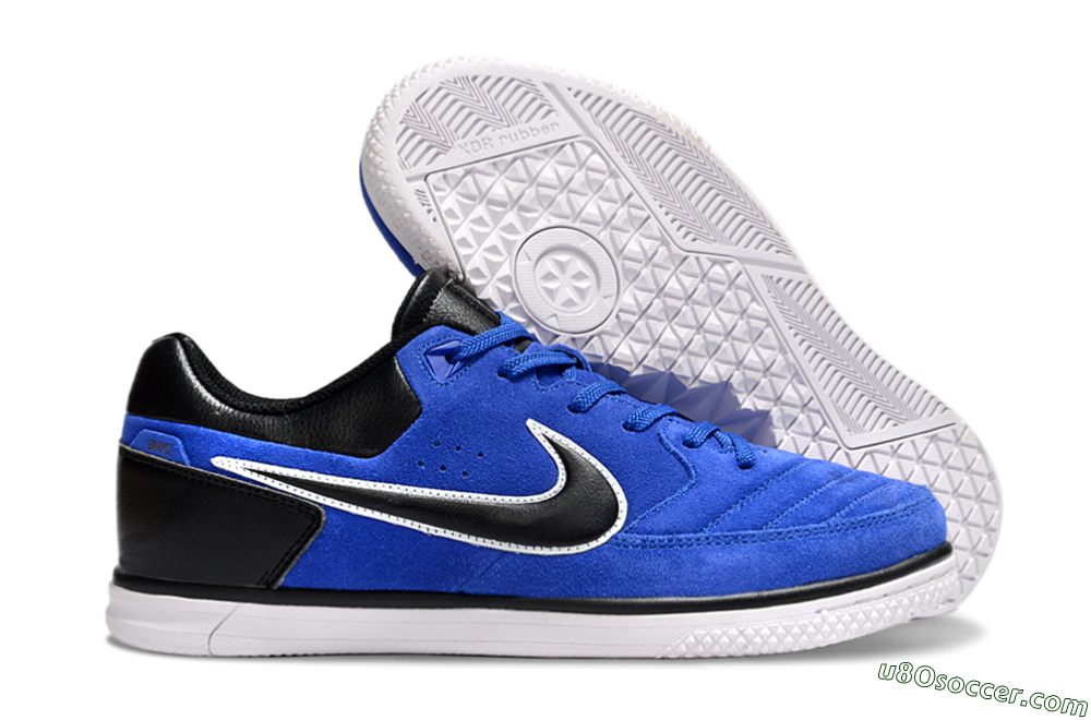 Nike Street Gato IC Indoor & Futsal Soccer Shoes - Blue/Black/White 1