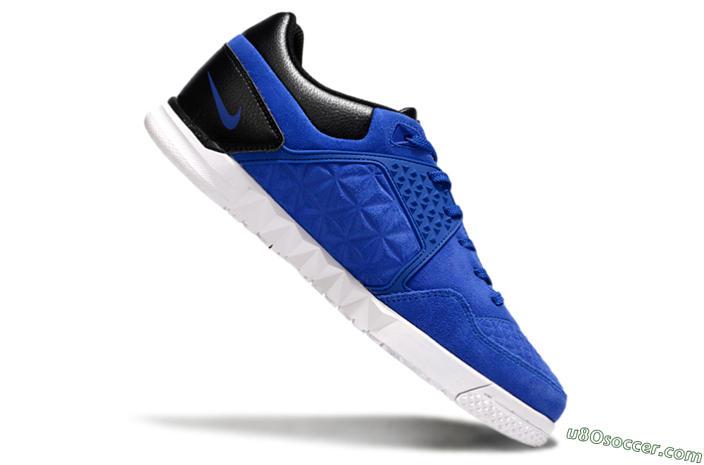 Nike Street Gato IC Indoor & Futsal Soccer Shoes - Blue/Black/White 4