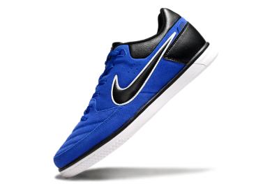 Nike Street Gato IC Indoor & Futsal Soccer Shoes - Blue/Black/White