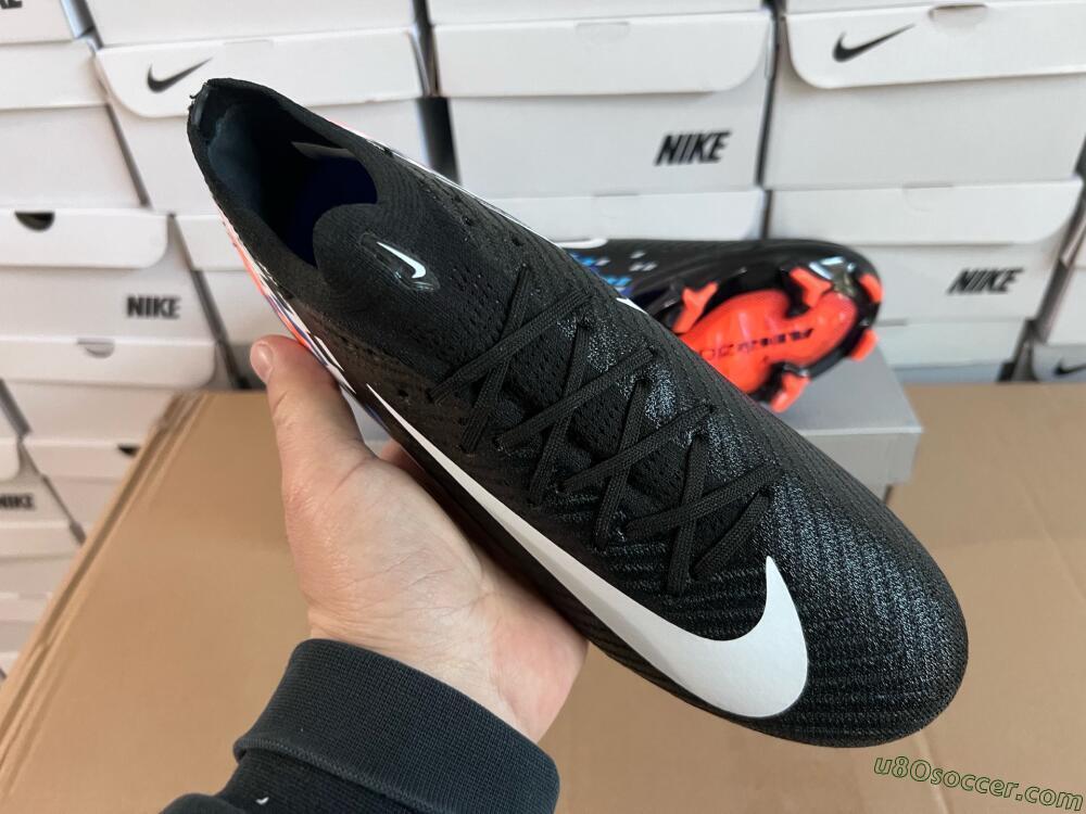 Nike Air Zoom Mercurial Vapor 16 Elite FG Firm Ground Soccer Cleats - Black/Blue/Orange