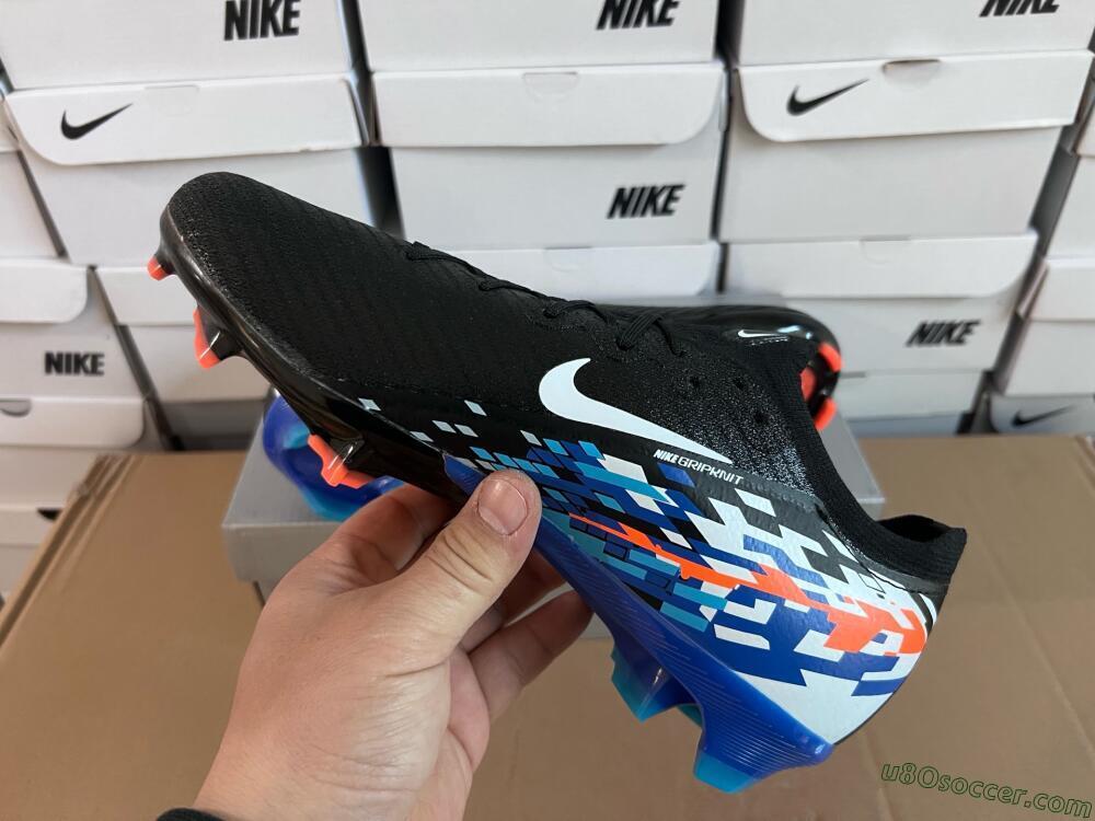 Nike Air Zoom Mercurial Vapor 16 Elite FG Firm Ground Soccer Cleats - Black/Blue/Orange