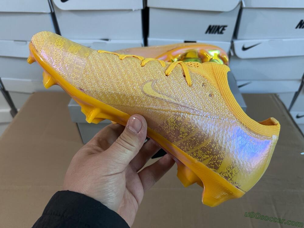 Nike Air Zoom Mercurial Vapor 16 Elite FG Firm Ground Soccer Cleats - Gold/Gold