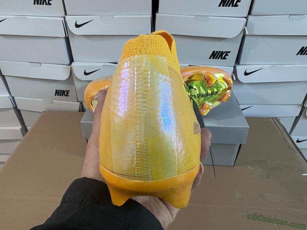 Nike Air Zoom Mercurial Vapor 16 Elite FG Firm Ground Soccer Cleats - Gold/Gold