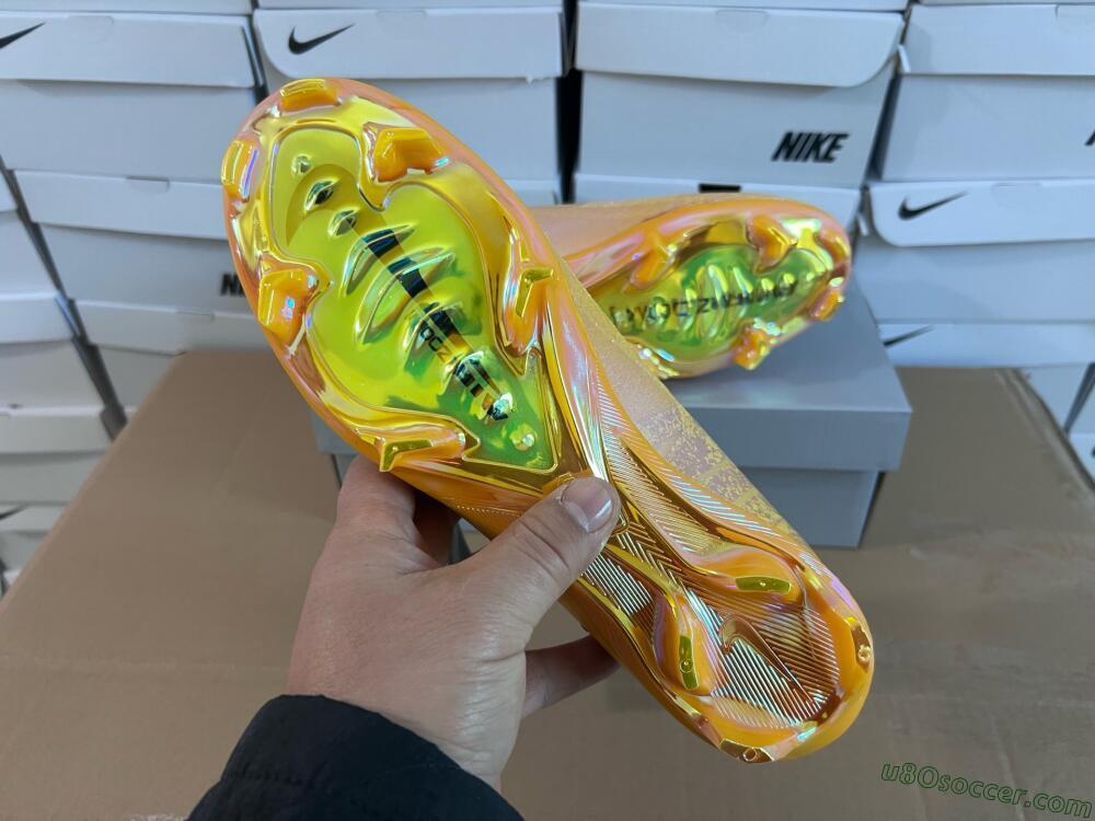 Nike Air Zoom Mercurial Vapor 16 Elite FG Firm Ground Soccer Cleats - Gold/Gold